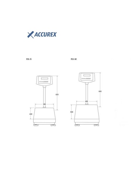 BASCULA INDUSTRIAL SERIE RX CON COLUMNA
