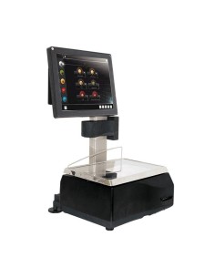 BALANZA TOUCHSCALE 20RLI CON IMPRESORA Y ETIQUETADORA