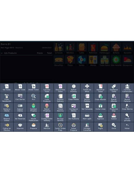 SOFTWARE TPV AGORA RESTAURACIÓN