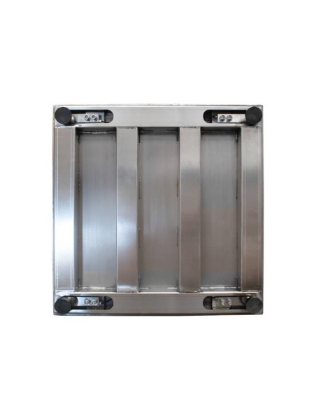 PLATAFORMA SERIE BXS INOXIDABLE CON 4 CÉLULAS DE CARGA.