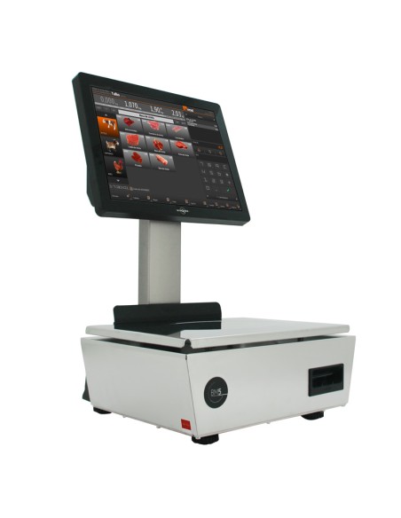BALANZA ETIQUETADORA BM5 ARM DOBLE CUERPO LABEL CON PANTALLA DE 15" Y CON VERIFACTU.