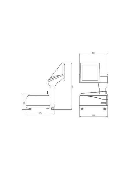 Báscula de mostrador precio TouchScale 20RLI 12 venta