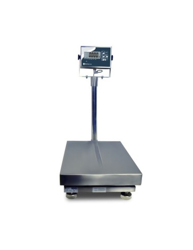 BÁSCULA SERIE TMH EN ACERO INOX CON COLUMNA