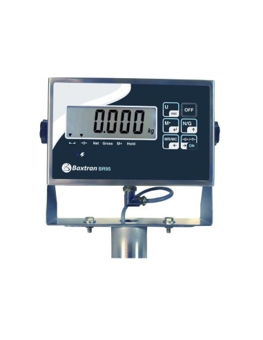 BÁSCULA SERIE TMH EN ACERO INOX CON COLUMNA