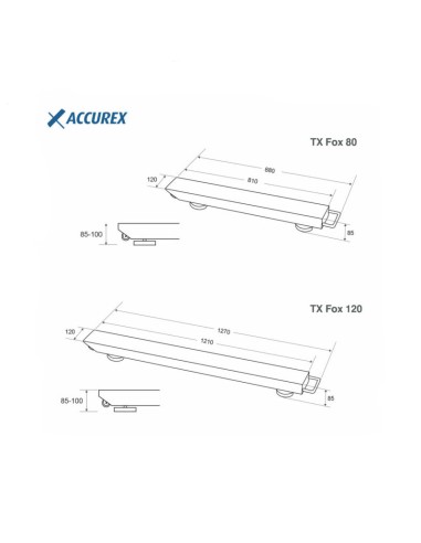 BARRAS PESADORAS ACCUREX SERIE TX FOX