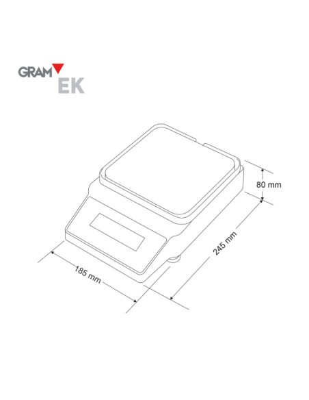 BALANZA DE PRECISION SERIE EK  Y COMPACTA PARA LABORATORIO.