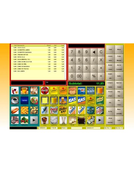 Software TPV BDP Cash 1 comprar programa de gestión de terminal de punto de venta