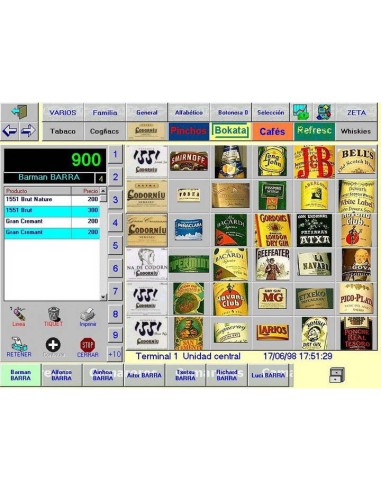 Software TPV BDP Cash 2 programa para gestionar punto de venta comprar precio