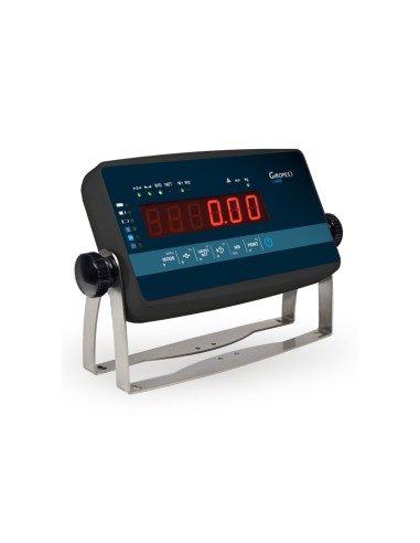 INDICADOR GI400 LCD ROJO CON CARCASA EN ABS IP54.
