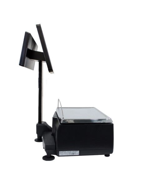 BALANZA TOUCHSCALE L 20RL CON ETIQUETADORA DE MOSTRADOR Y DOBLE CUERPO