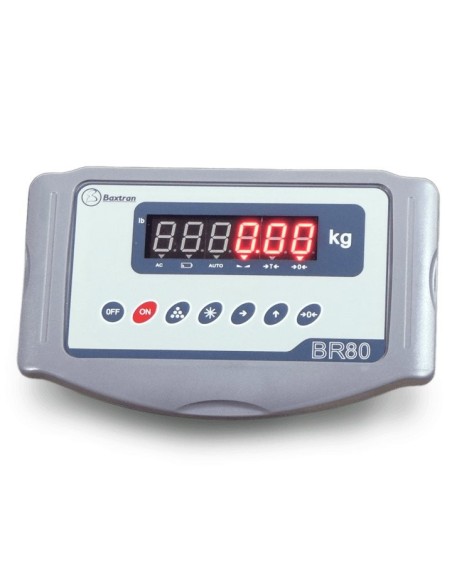 Visor Indicador para básculas industriales comprar BR80 de Baxtran