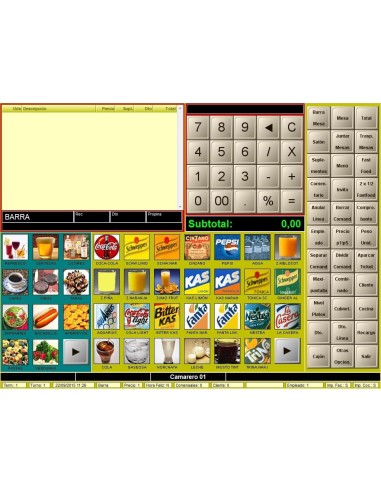 Programa para TPV BDP-NET para hostelería 1 programa para gestionar terminal de punto de venta de comercio
