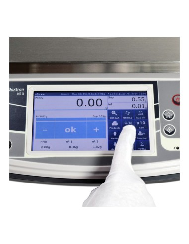 Balanza industriale cuenta piezas con pantalla táctil T20